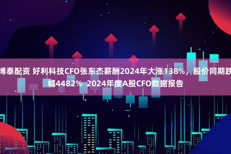 博泰配资 好利科技CFO张东杰薪酬2024年大涨138%，股价同期跌幅4482%  2024年度A股CFO数据报告